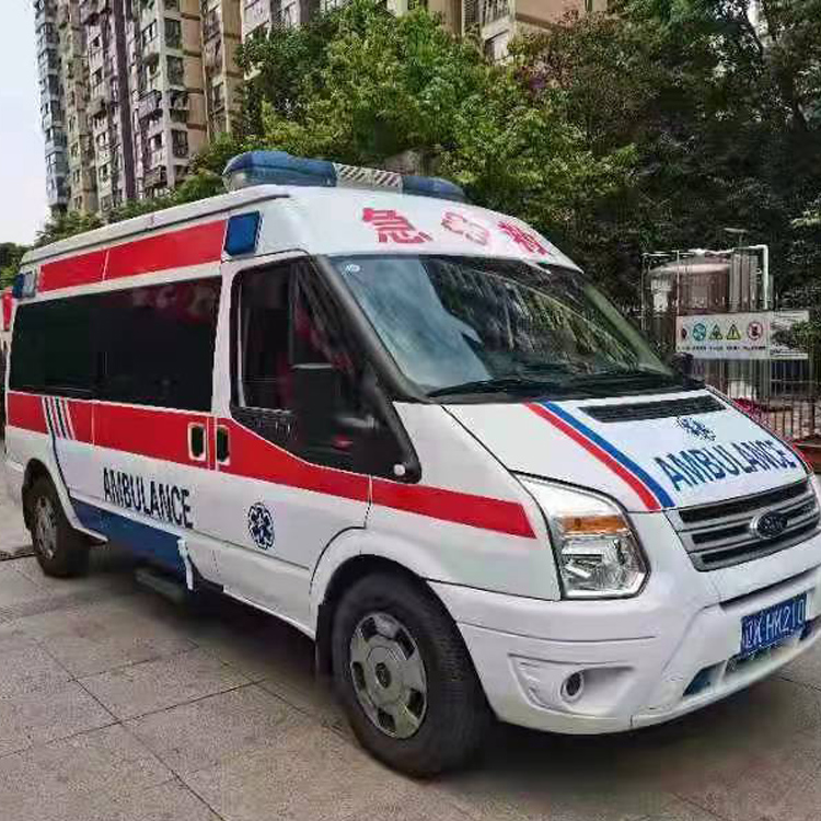 樟树长途救护车护送病人返乡
